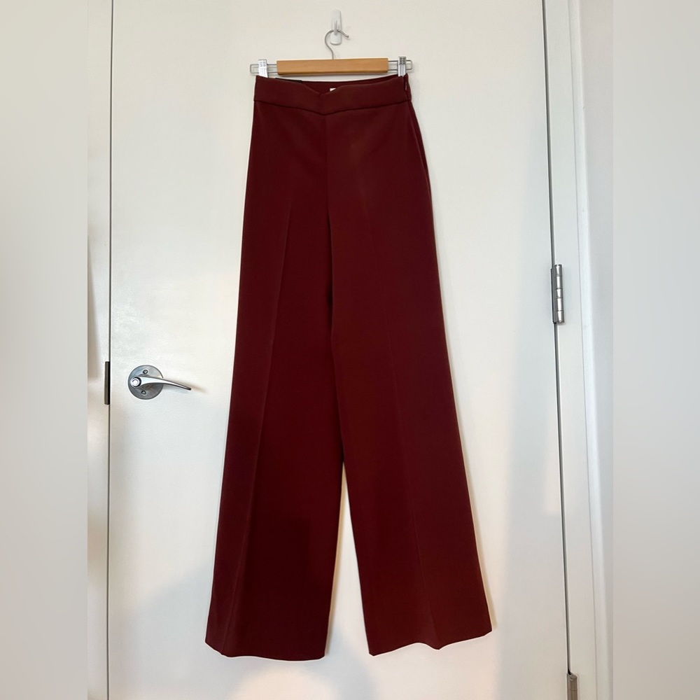 Babaton Lincoln high waisted wide leg trousers